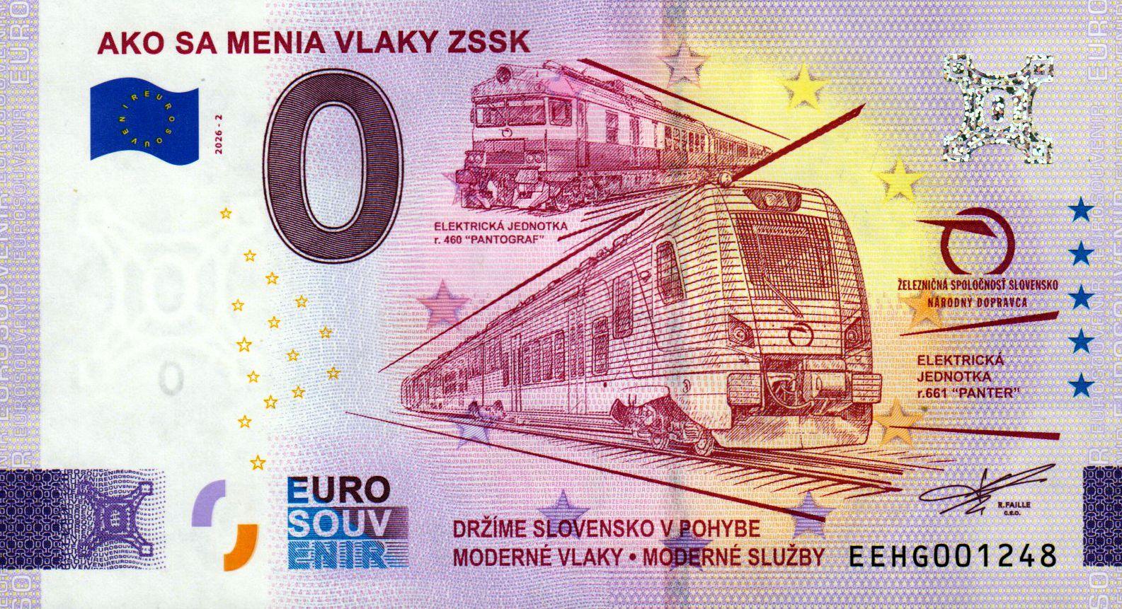 Ako sa Menia Vlaky ZSSK 2026-2 Silber