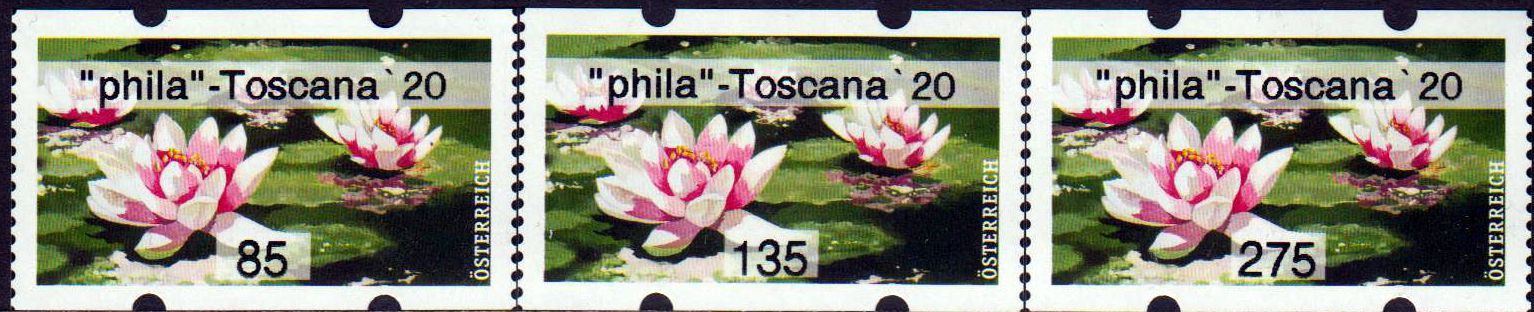 Seerose 2020, mit Aufdruck "phila-Toscana"