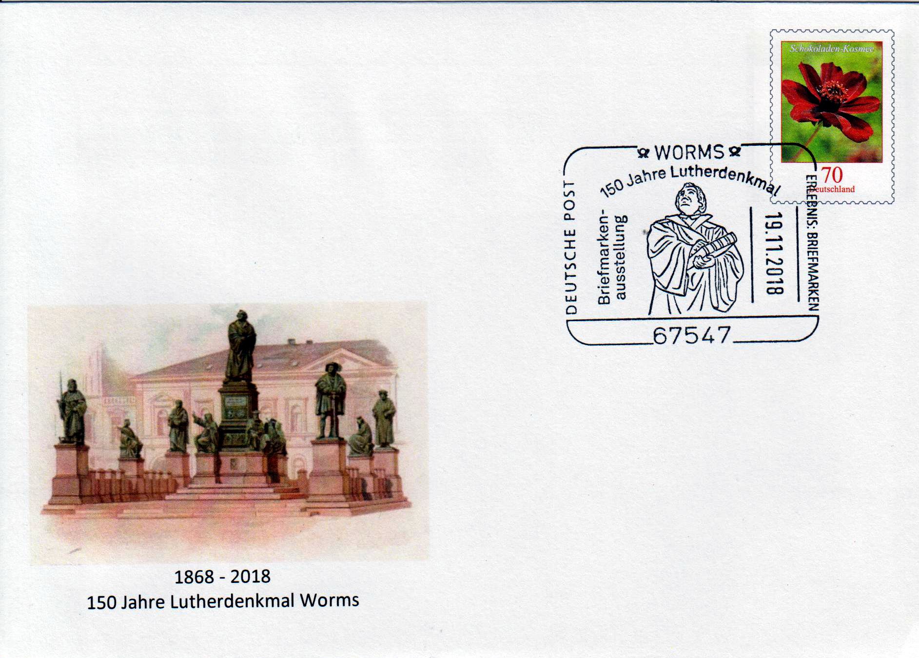 150 Jahre Lutherdenkmal mit SSt "Worms - 19.11.2018"