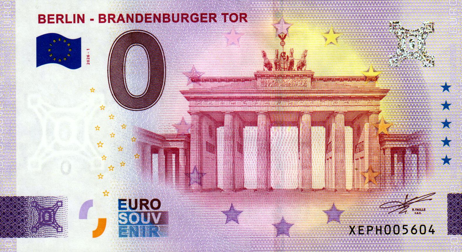 Berlin - Brandenburger Tor 2026-1 Silber