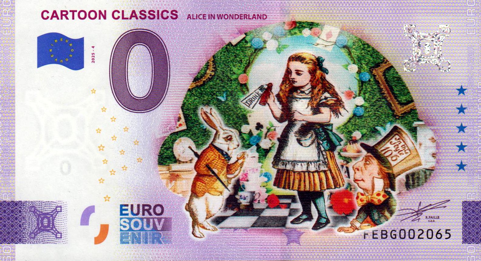 Cartoon Classics - Alice in Wonderland 2025-4, coloriert