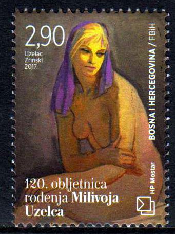 Milivoj Uzelac, Gemälde Frau