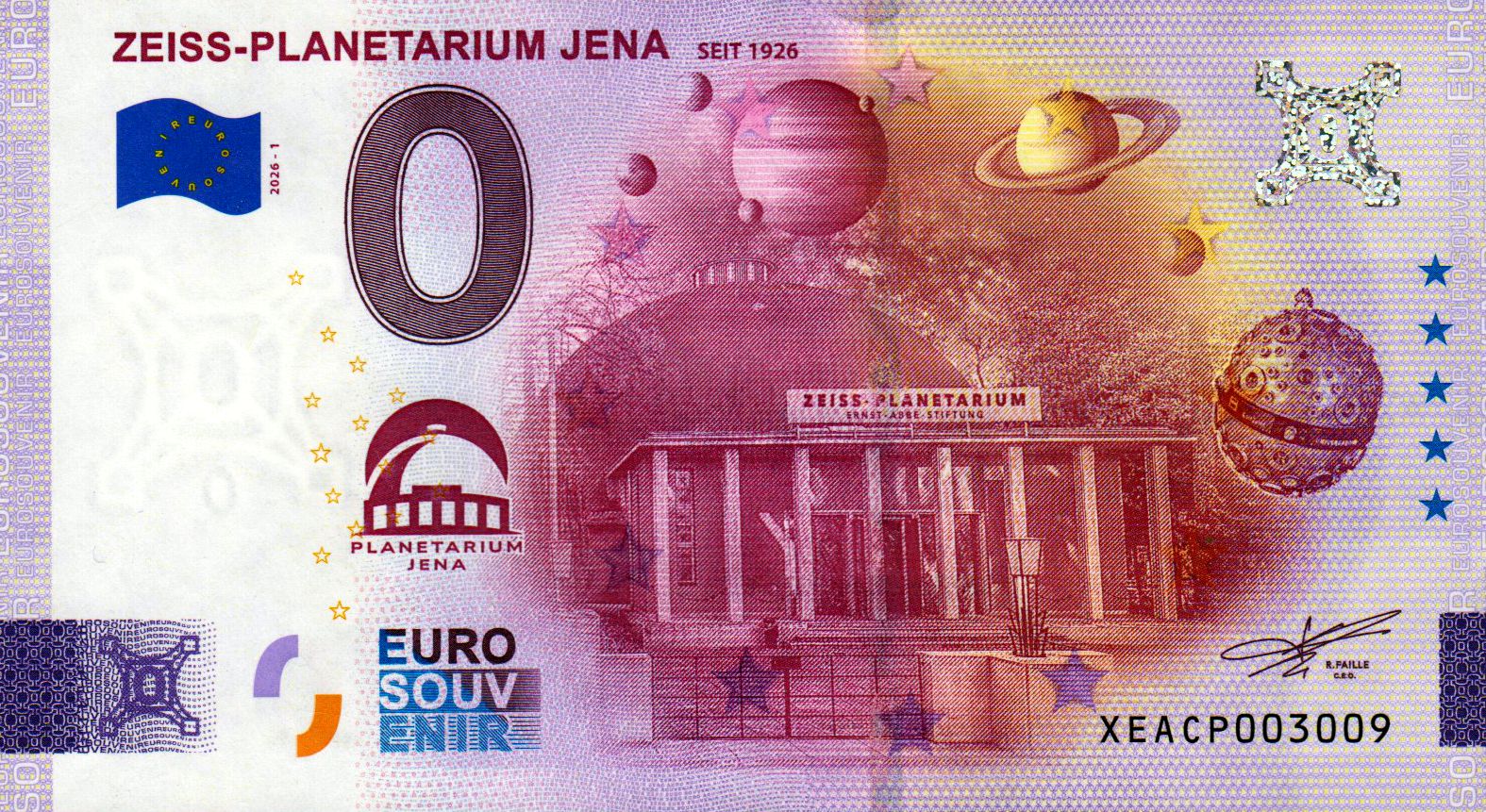 Zeiss-Planetarium Jena 2026-1 Silber