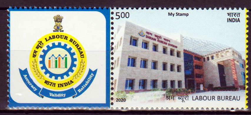 My Stamp Labour Bureau Centenary 2020