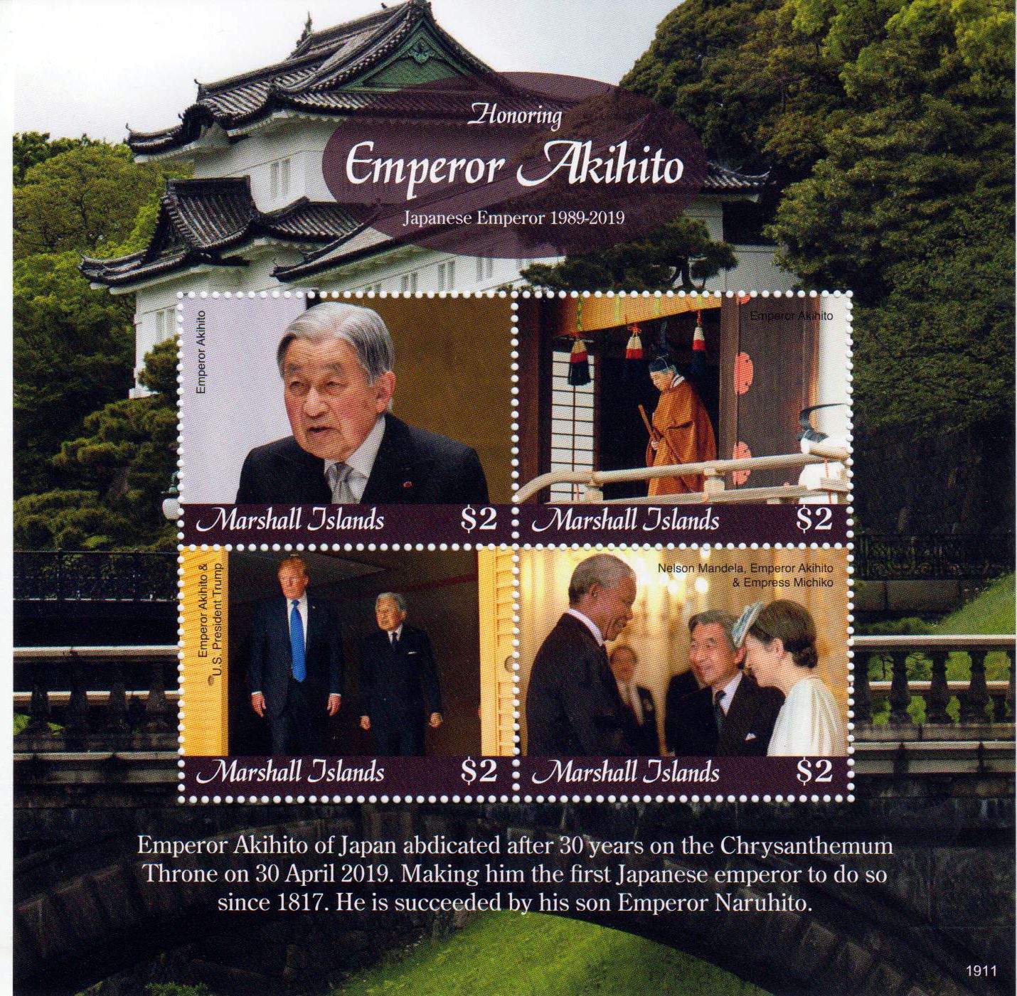 Abdankung von Kaiser Akihito 2019