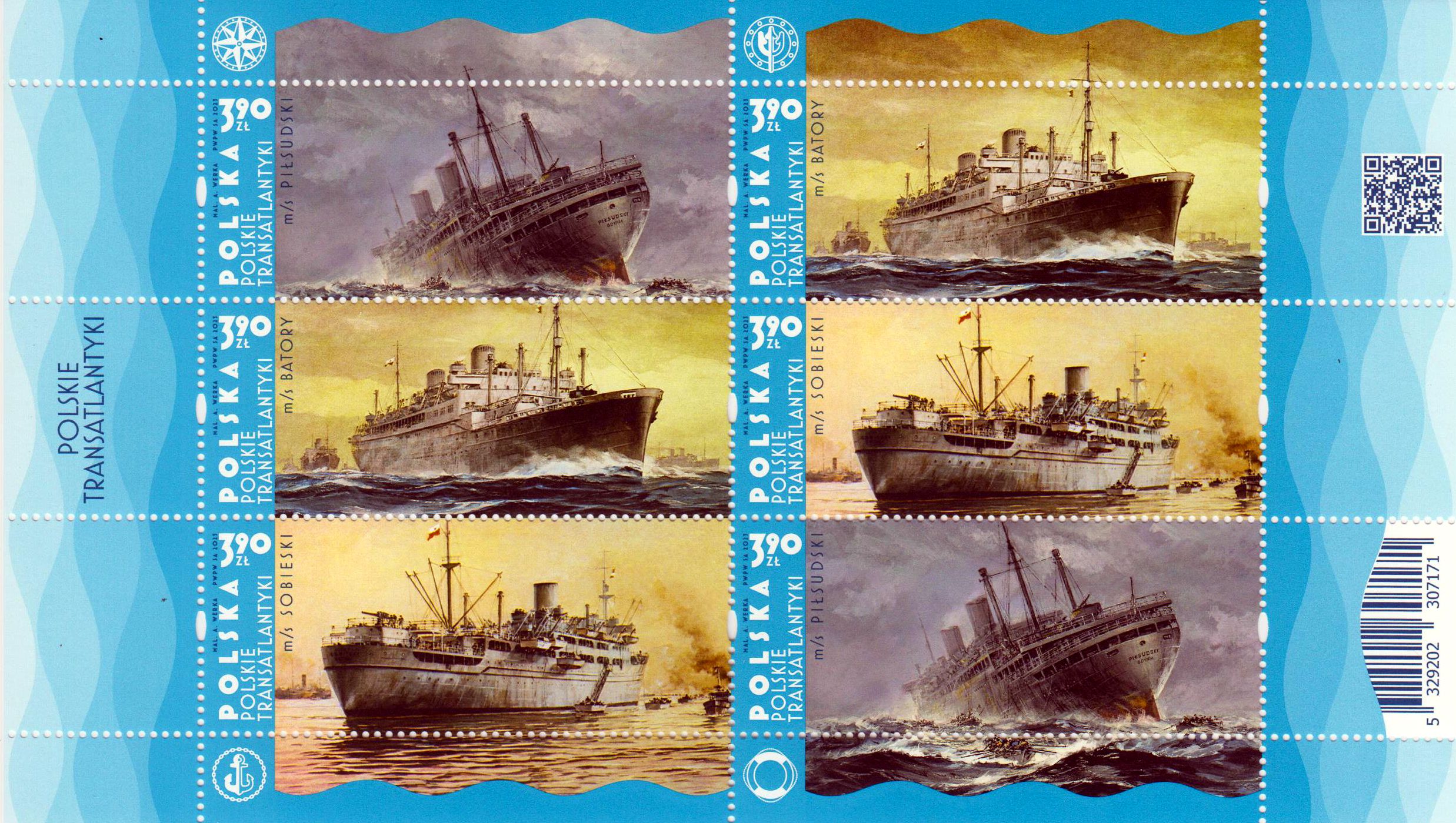 Block: Polnische Transatlantikschiffe 2023