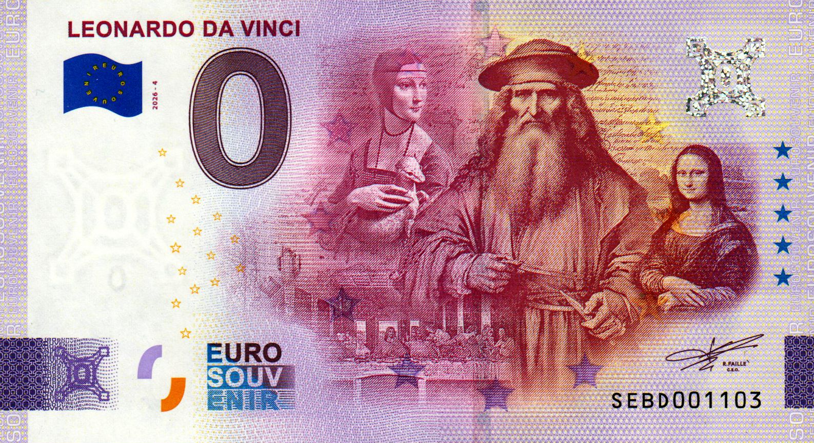 Leonardo da Vinci 2026-4 Silber