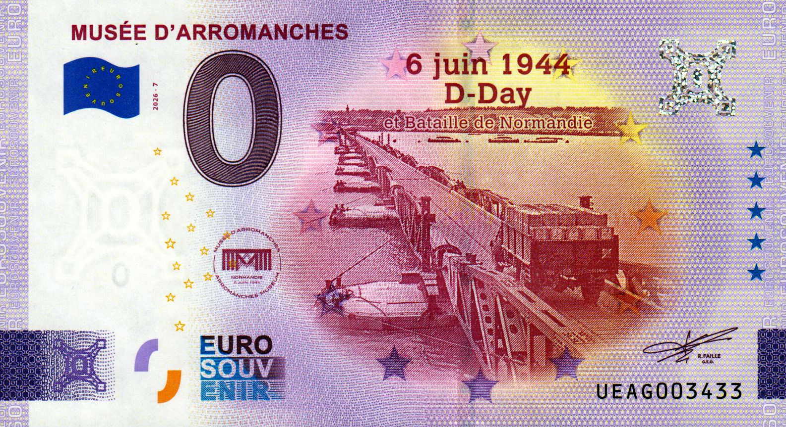Musee D' Arromanches 2026-7 Silber