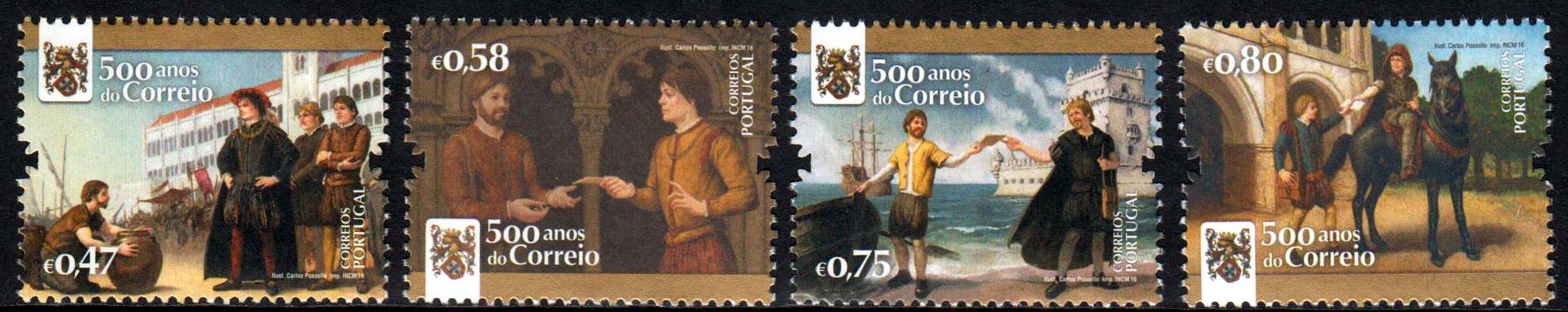 500 Jahre Postwesen, Pferd