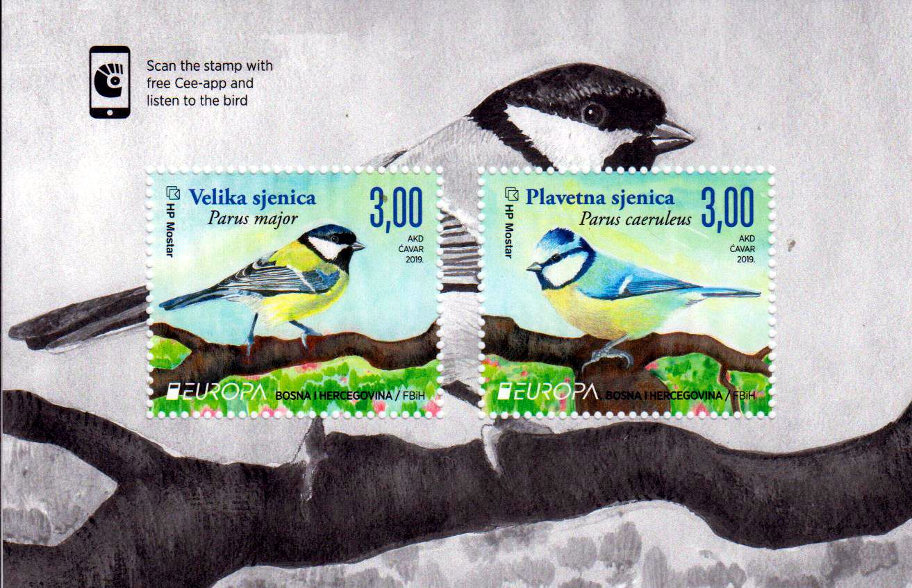 Block: Europa 2019, Vögel