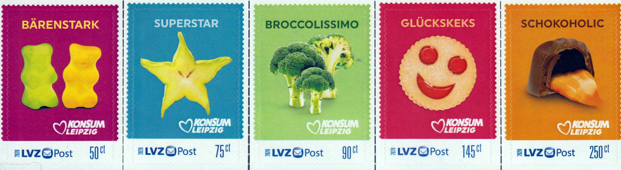 Konsum Leipzig 2020, gestempelt