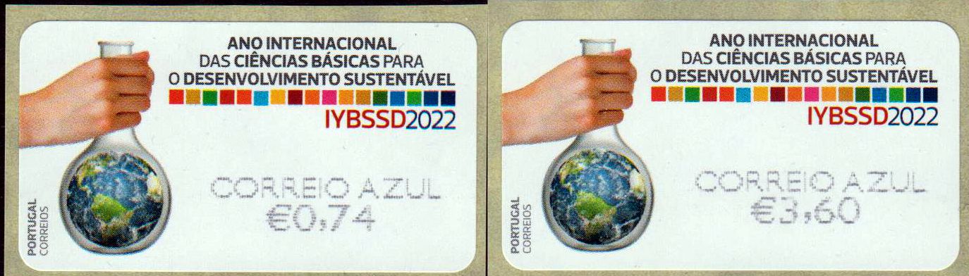 Internat. Jahr 2022 - Vase, Correio Azul (PT22303)