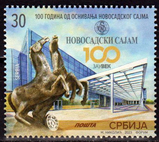 100 Jahre Novi Sad Messe 2023, Pferdestatue