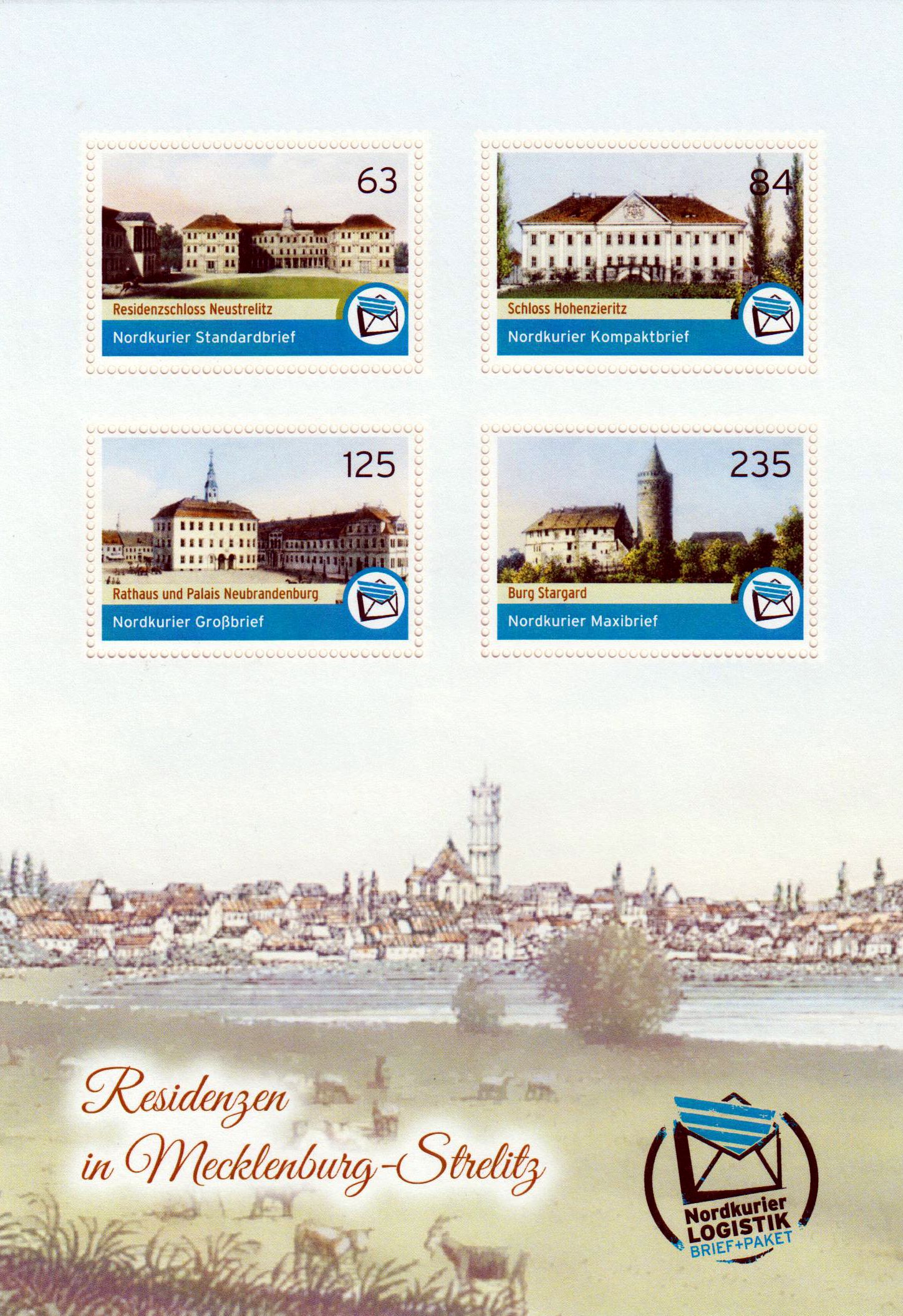 Block: Residenzen in Mecklenburg-Strelitz