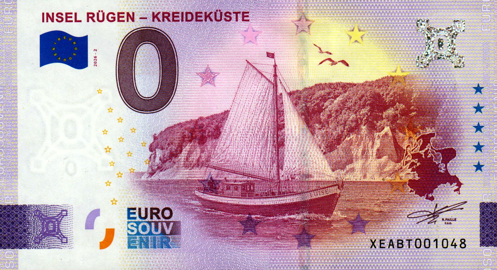 Insel Rügen - Kreideküste 2026-2 Silber