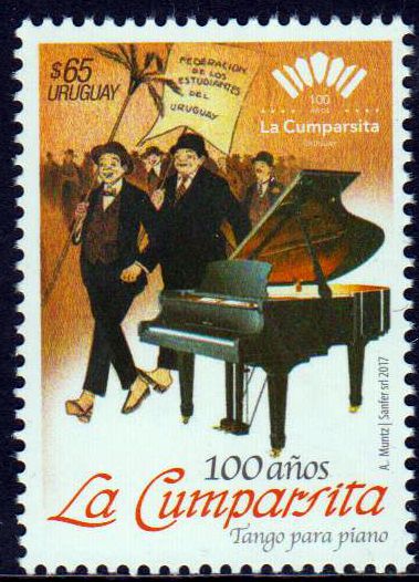 100 J. "La Cumparsita", Klavier