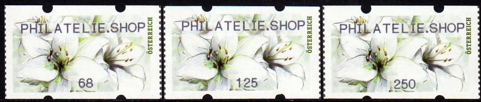 Sommerblumen 2016, Lilie, mit Aufdruck "Philatelie.Shop"