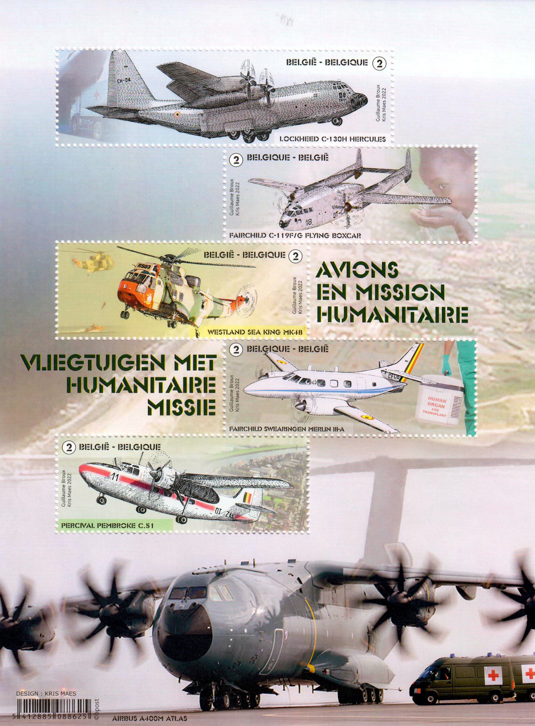 Block: Flugzeuge im humanitären Einsatz