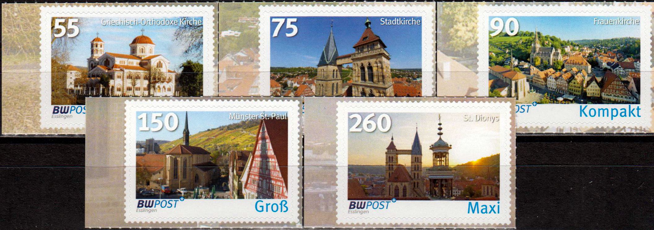 Esslinger Kirchen 2019, gestempelt