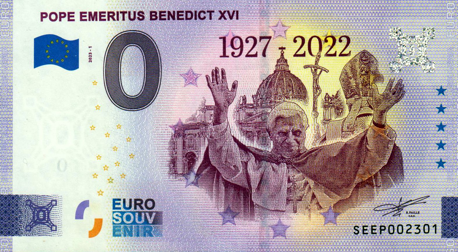 Pope Emeritus Benedict XVI 2023-1