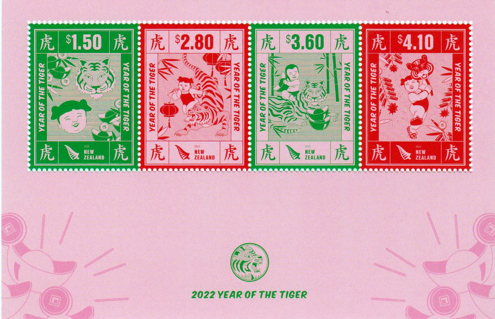 Block: Jahr des Tigers 2022