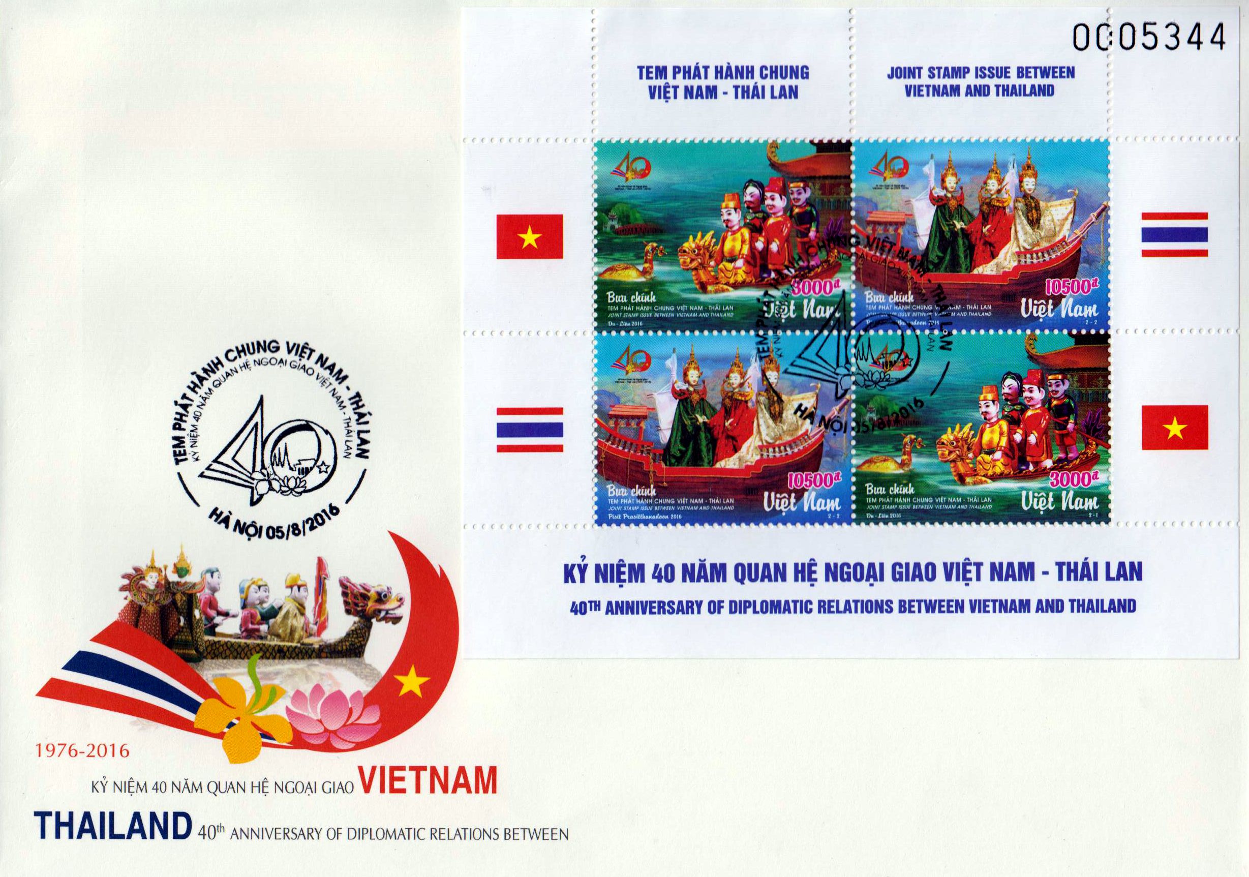 Block: Dipl. Beziehungen, Thailand, GA