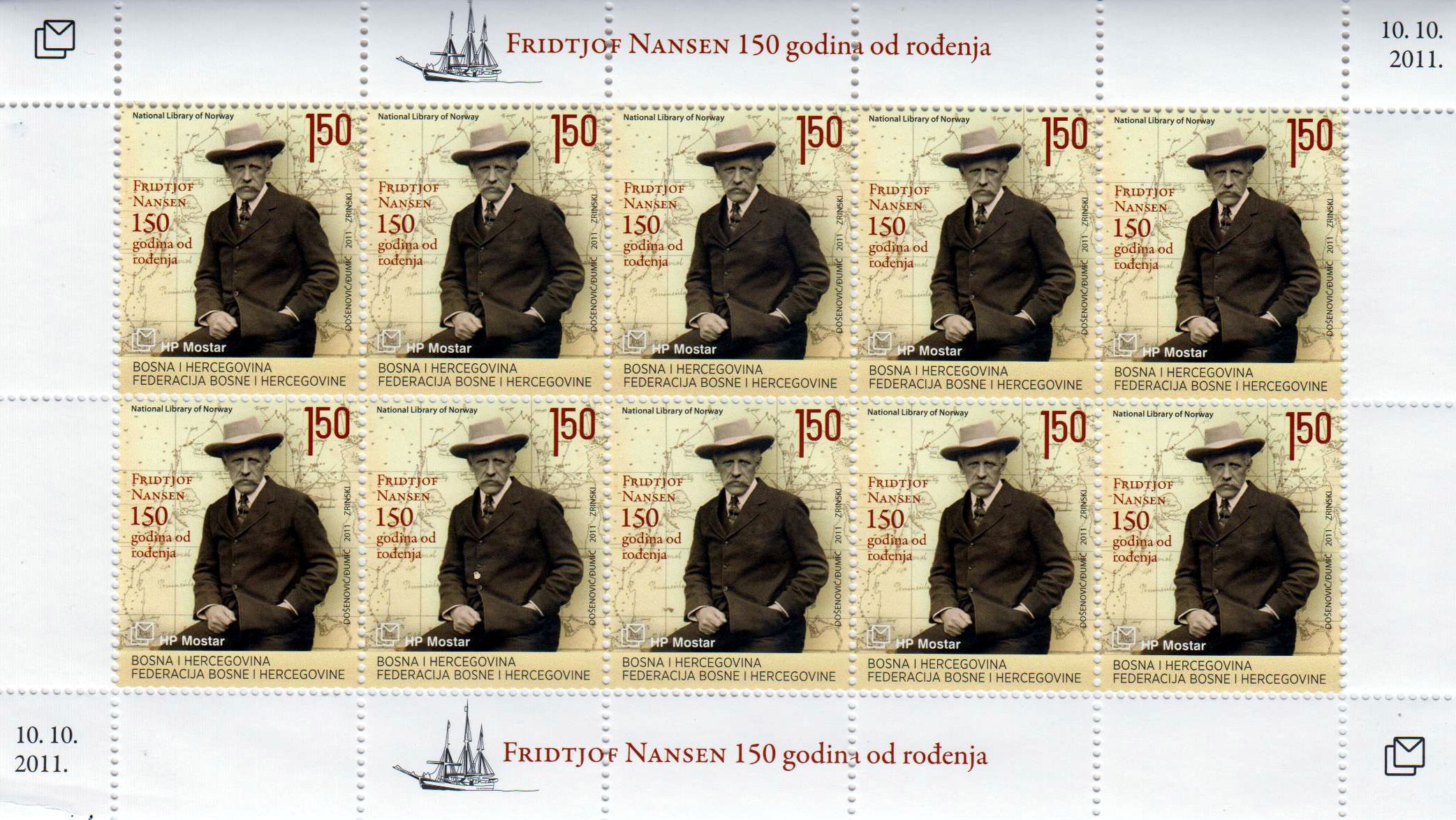 150. Geburtstag Fridtjof Nansen 2011