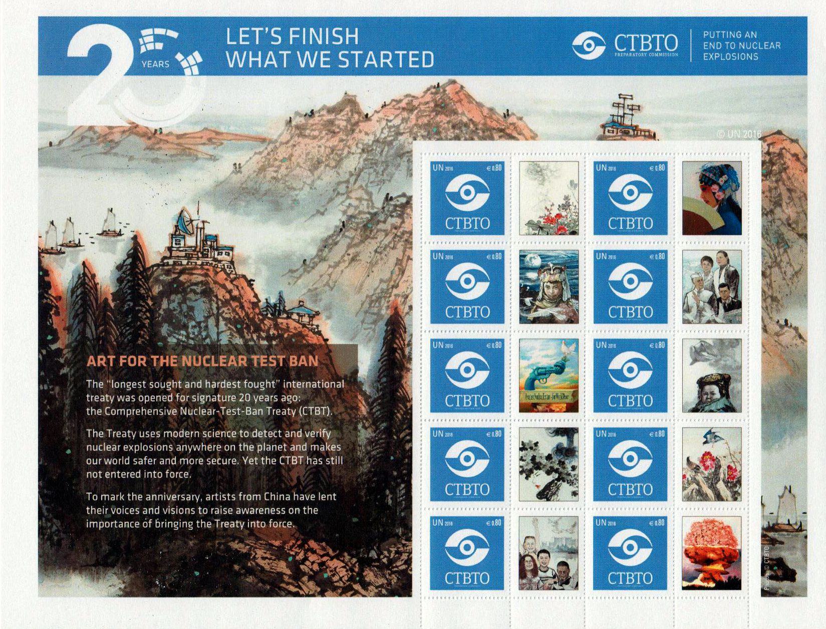 CTBTO Event, personalisiert