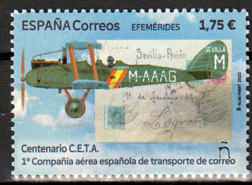 100 Jahre C.E.T.A. 2022, Flugzeug