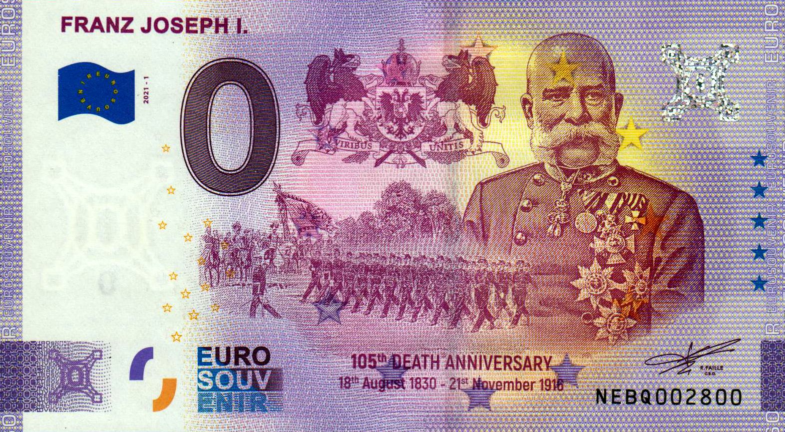 Franz Joseph I. 2021-1 Anniversary