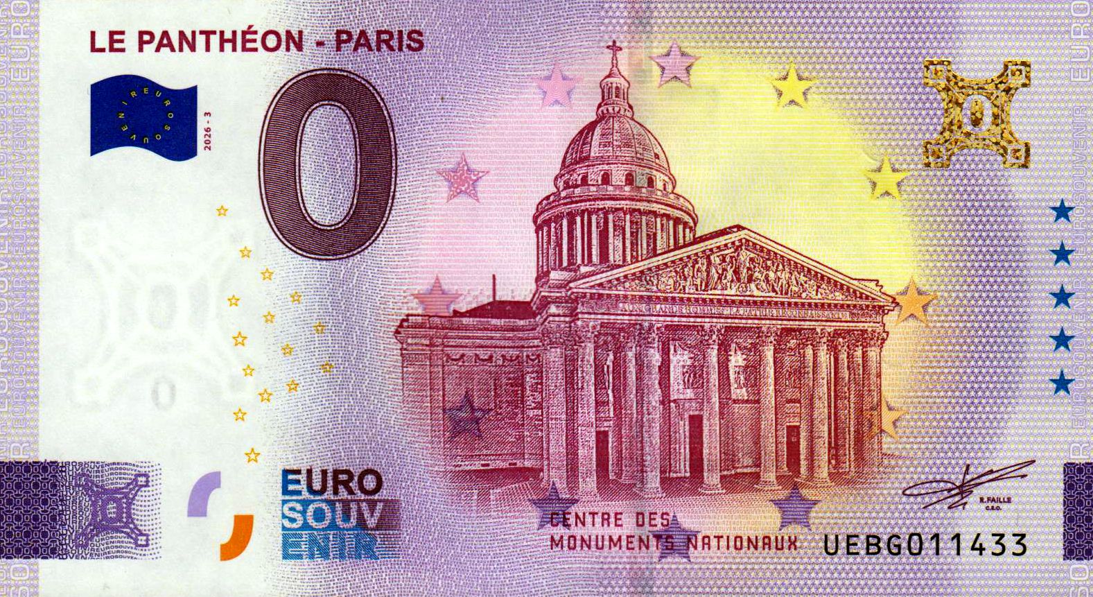 Le Pantheon - Paris 2026-3, Gold