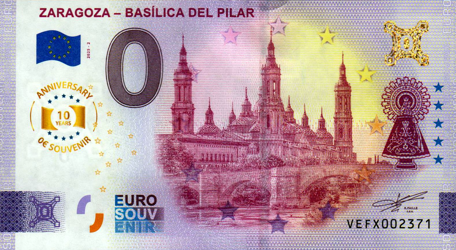 Zaragoza - Basilica del Pilar 2025-2 Anniversary