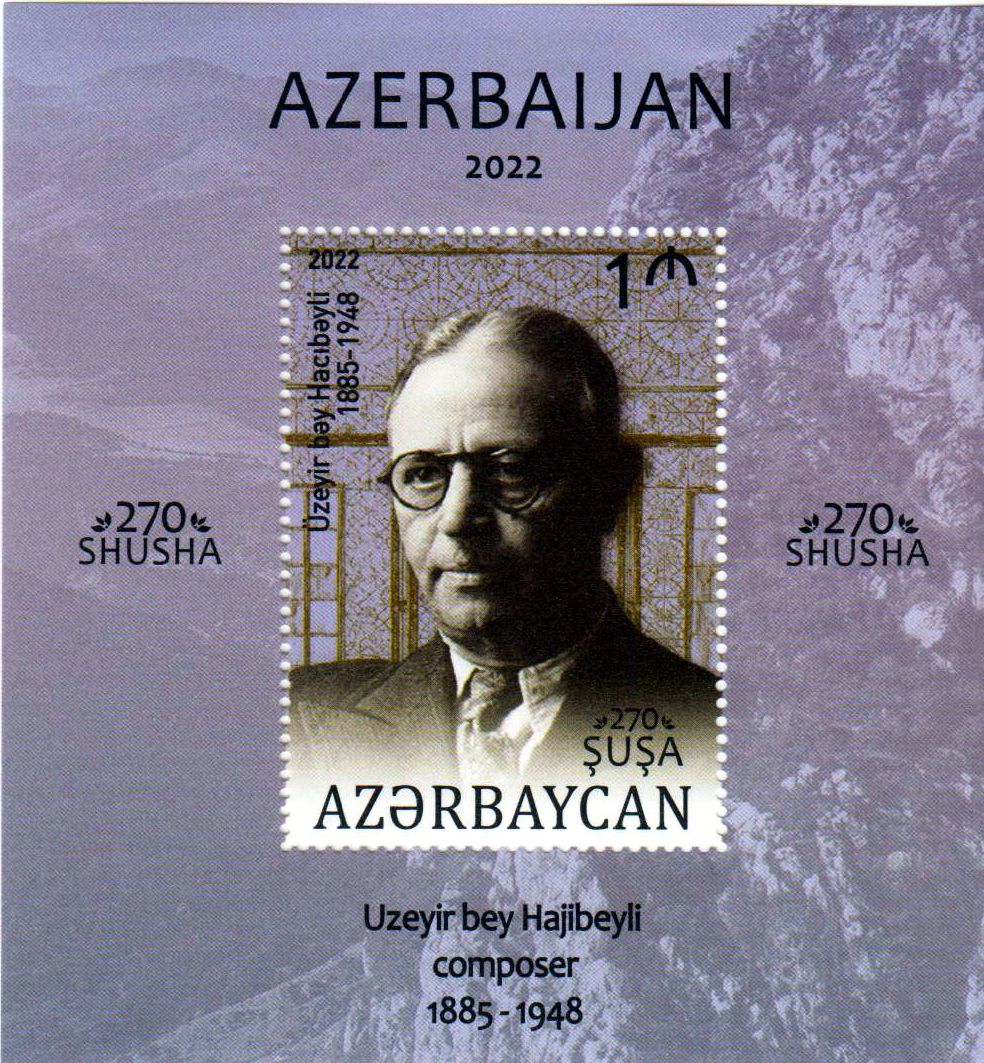 Block: 270 Jahre Shusha - U.b.Hajibeyli, Komponist
