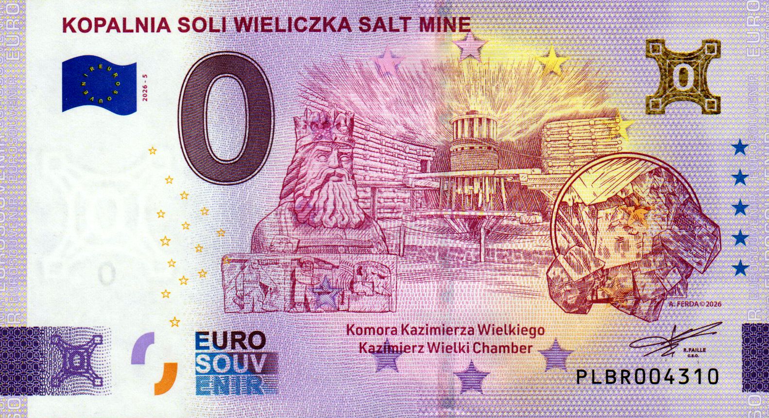 Kopalnia Soli Wieliczka Salt Mine 2026-5 Gold