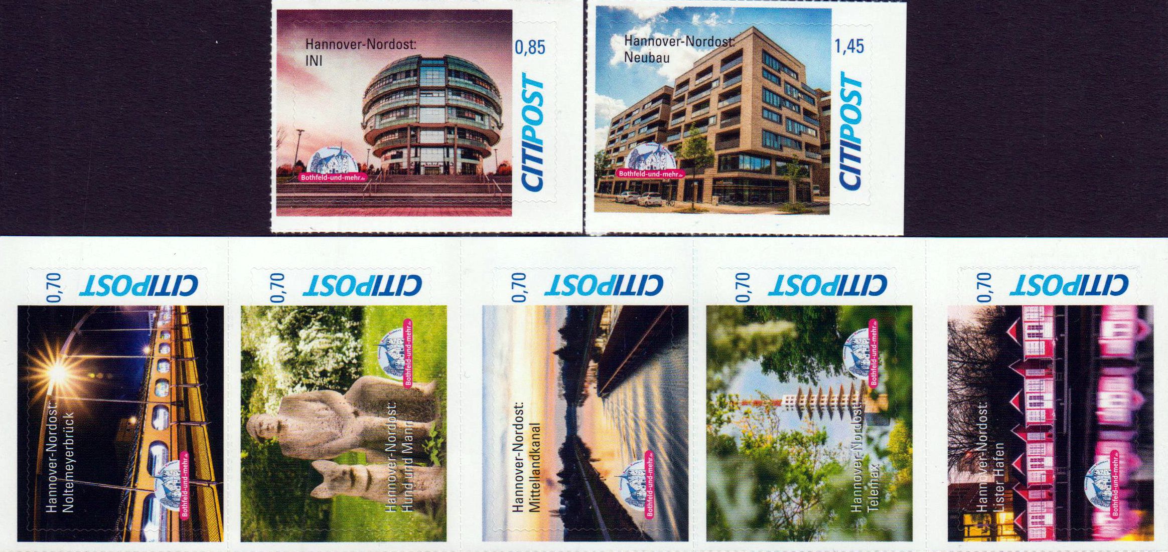 Hannover-Nordost 2019, Portoänderung, gestempelt