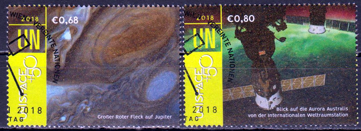 Unispace+50, Aurora Australis, gestempelt