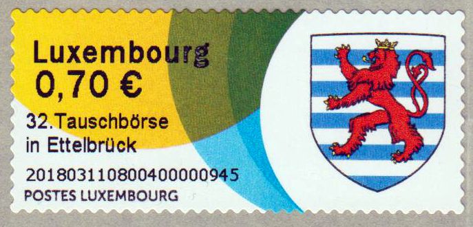 32. Tauschbörse Ettelbrück 2018, Wappen (LU18101)