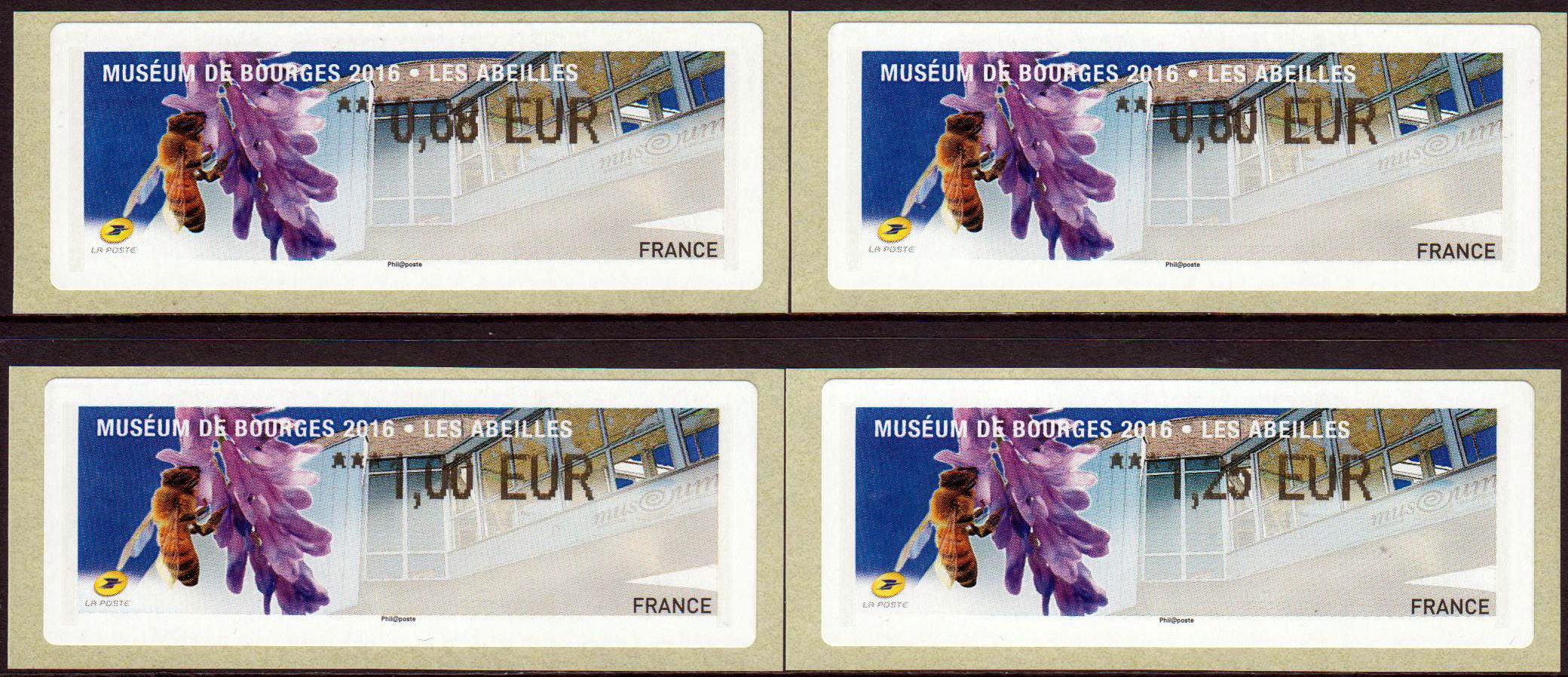ATM: Museum Bourges, Biene, Blume (FR160805)