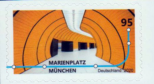 Marienplatz München, U-Bahn 2020, sk