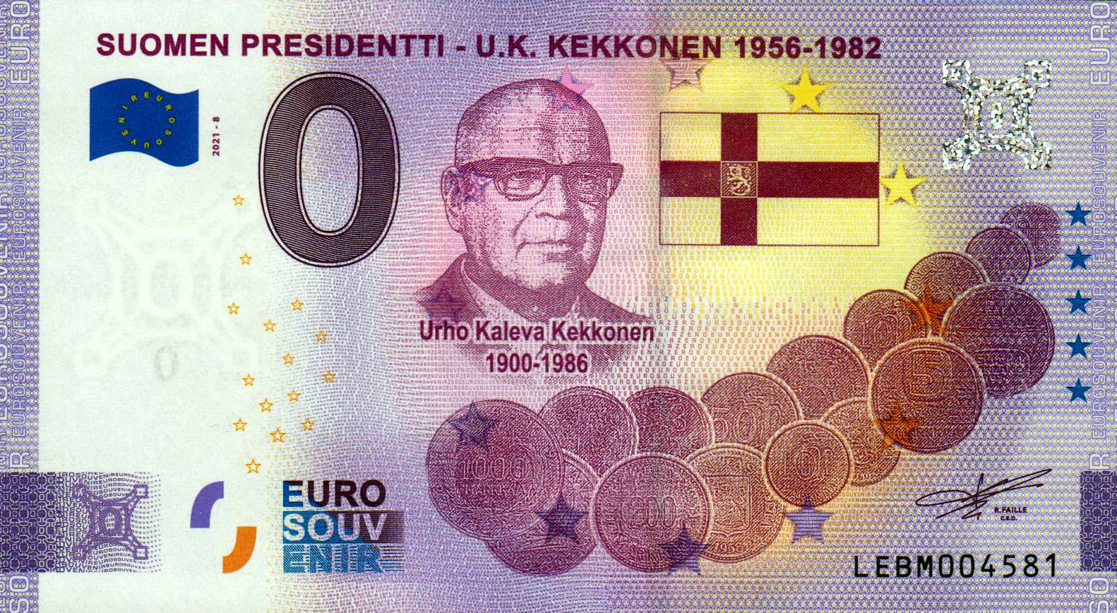 Suomen Presidentti - U. K. Kekkonen 2021-8, Anniversary