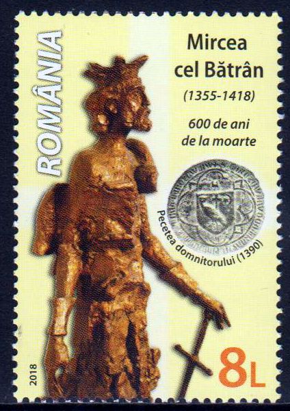Mircea der Ältere 2018, Statue