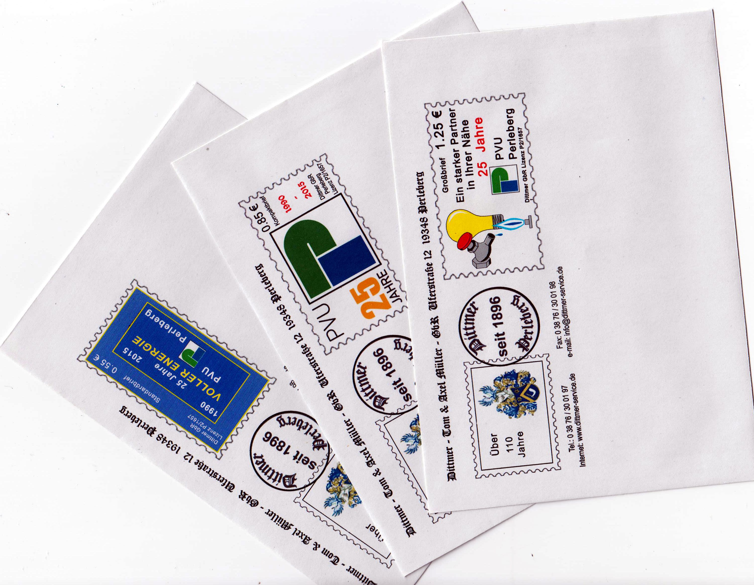 Set: 25 Jahre PVU 2015, C6-Kuverts