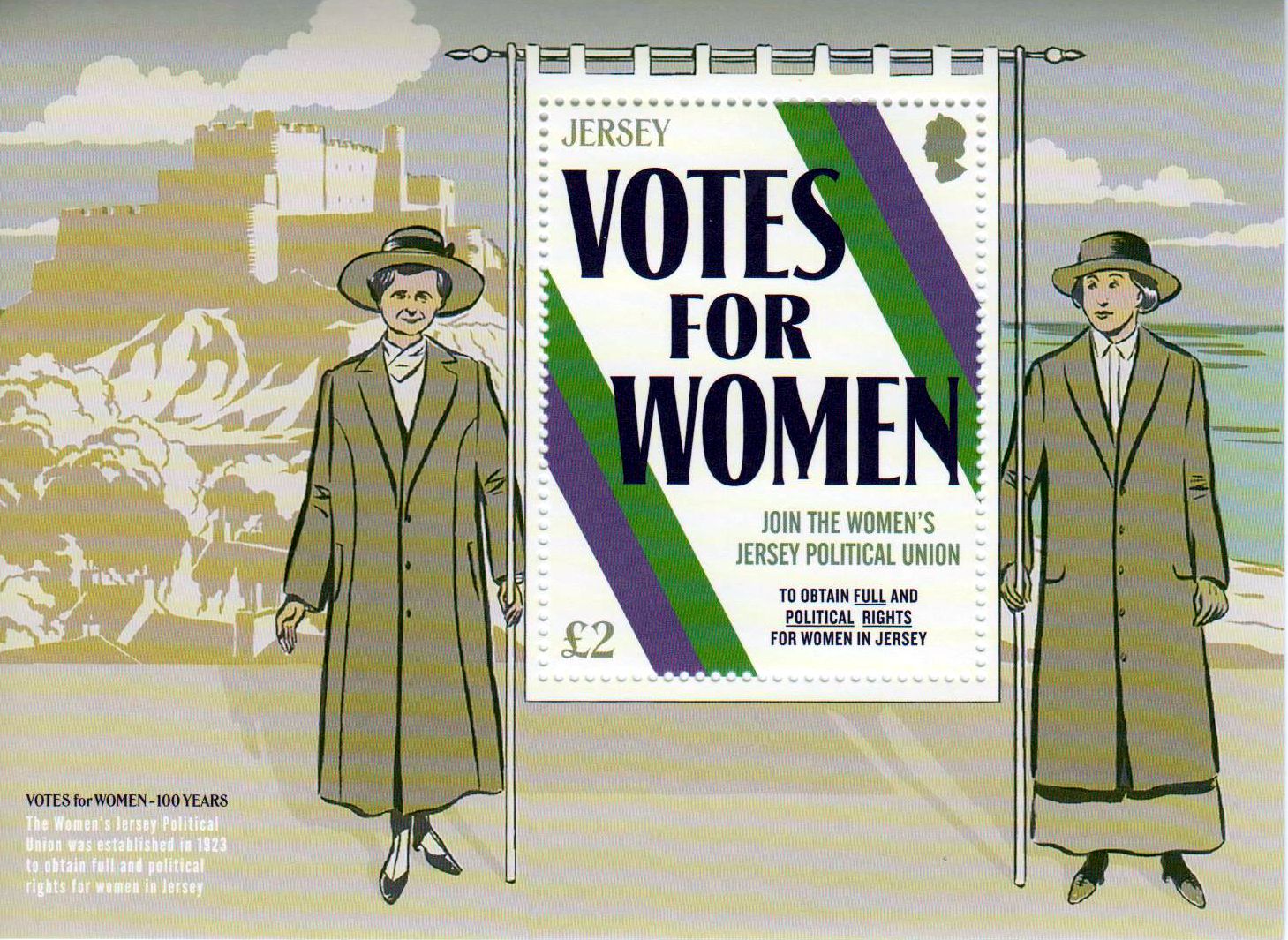 Block: 100 Jahre Wahlrecht für Frauen, 1Marke