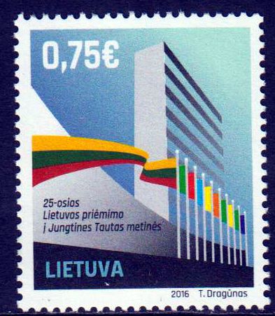 25 J. Beitritt zur UN, Flaggen