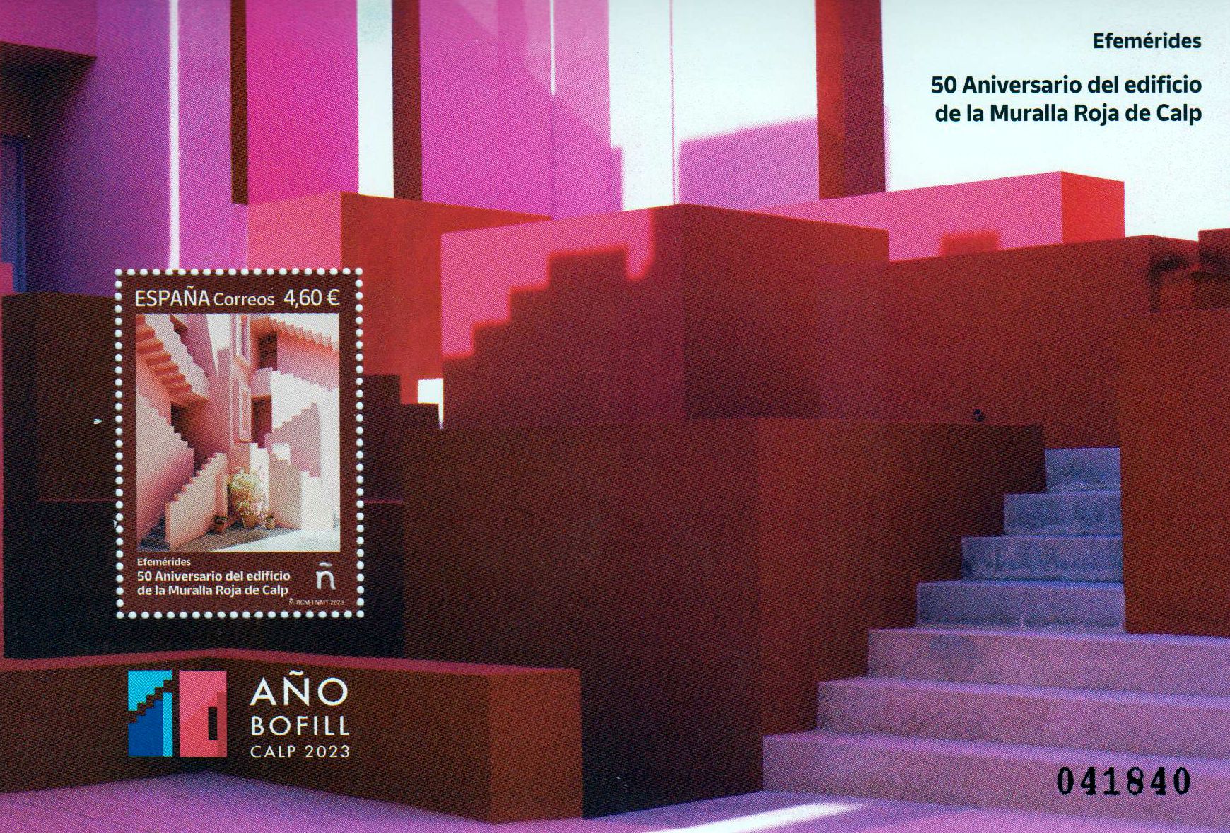 Block: 50 Jahre La Murall Roja de Calpe 2023