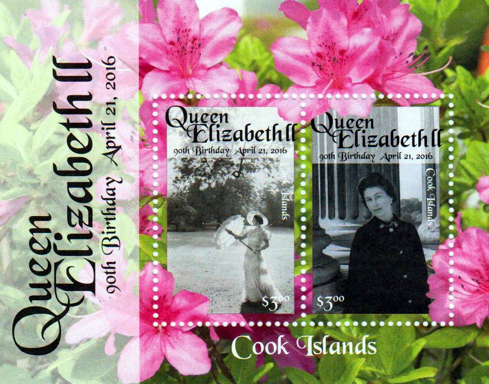 Block: 90. Geb.tag Queen Elisabeth