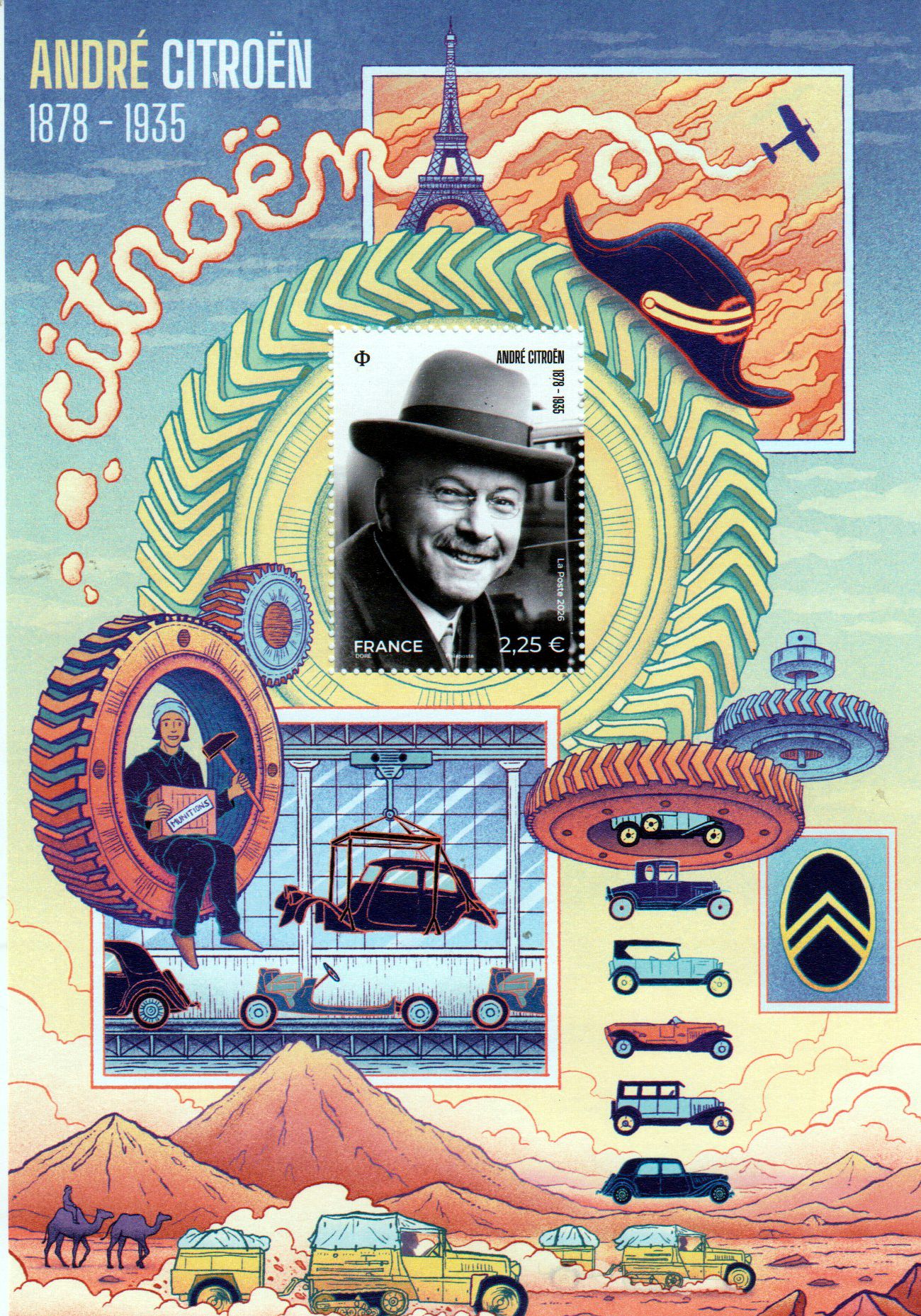 Block: Andre Citroen 1878- 1935, 2026