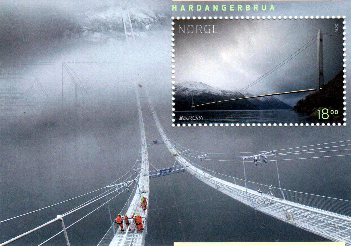 Block: Europa 2018, Hardanger Brücke
