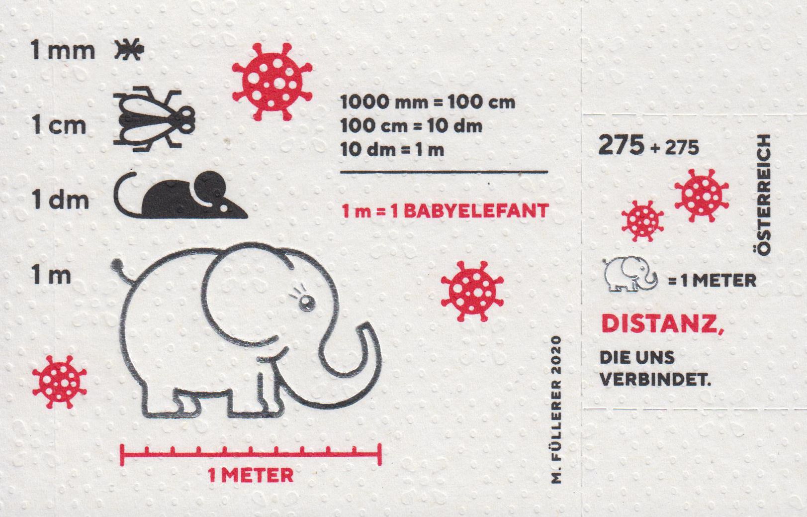 Block: Covid-19-Pandemie, aus Toilettenpapier 2020