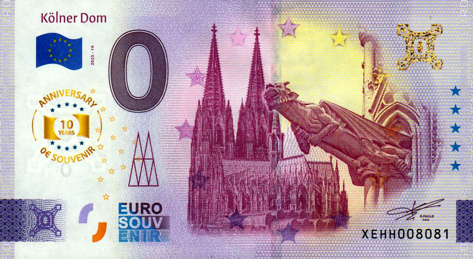 Kölner Dom - Wasserspeier 2025-10 Anniversary